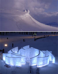 Landart & isskulptur
